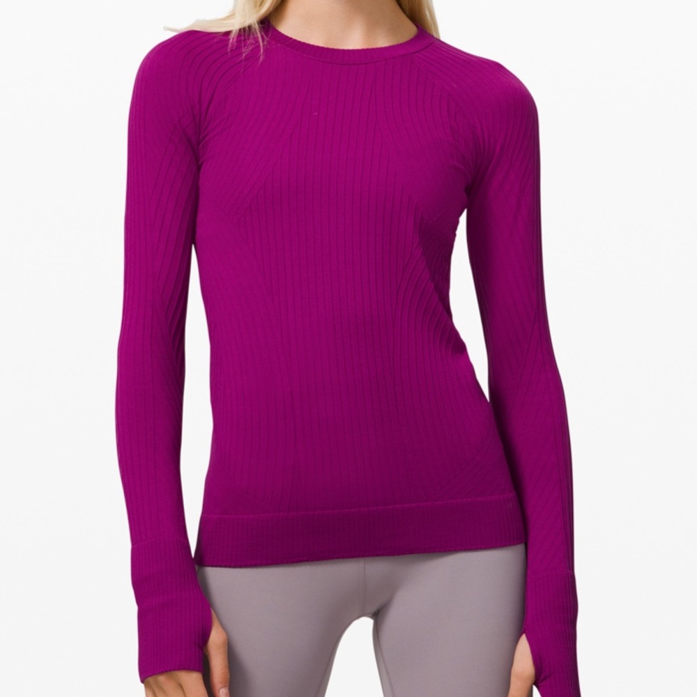 NWT Lululemon Rest Less Pullover Purple